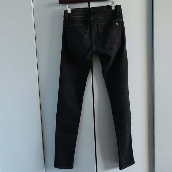 Rag & Bone Denim 8 Standard Issue Jeans Black - Picture 2 of 6